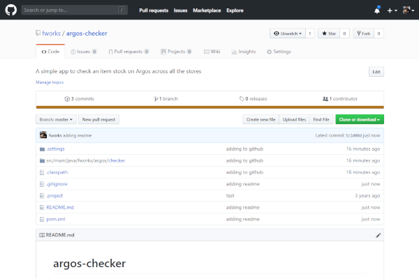 Argos Stock Checker